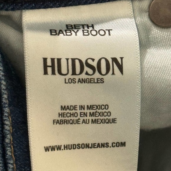 Hudson Beth Mid-Rise Baby Bootcut Jeans Size 27 NWT - Picture 9 of 14